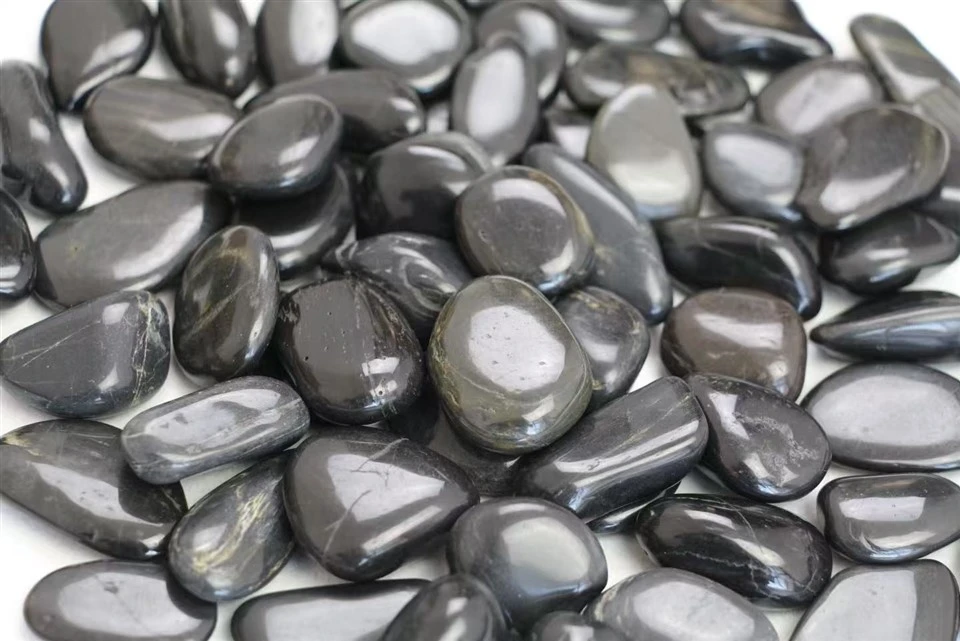 Black Pebble Stones For Garden best